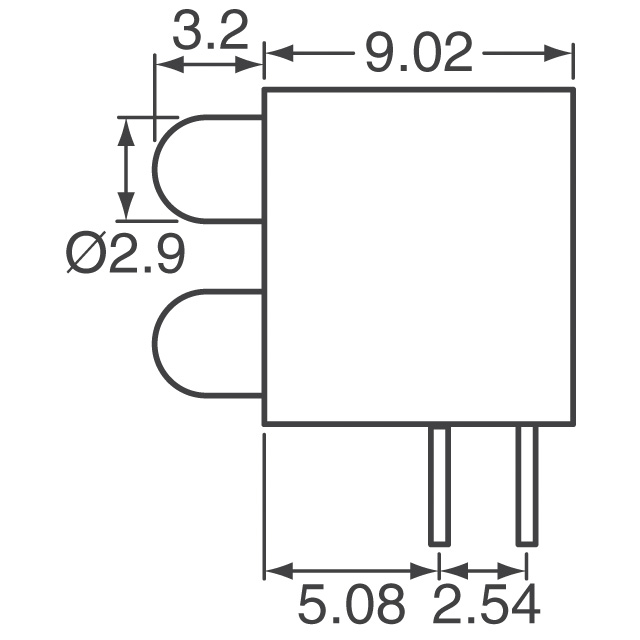 WP934EB/2ID Kingbright  LEDs - Leiterplattenanzeigen Arrays Lichtbalken Balkendiagramme